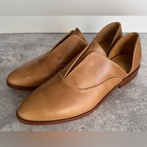 Nisolo Emma Tan Almond Leather D'Orsay Oxford 10
